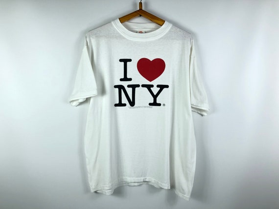 Vintage I Love New York T-Shirt 1996 Size XL Heart