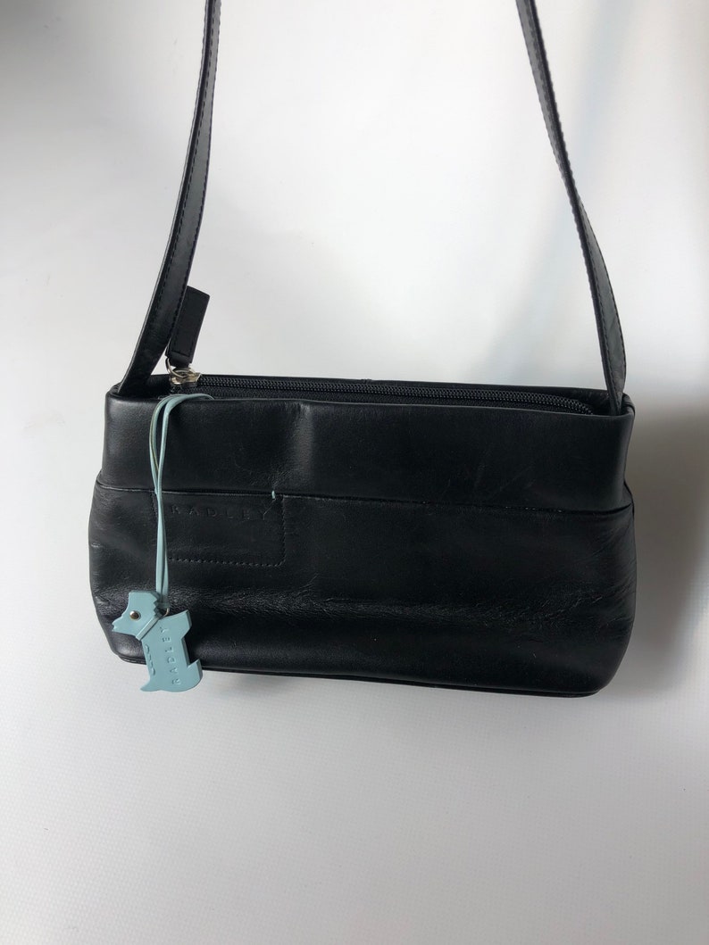 Radley London Small Black Leather Bag Handbag Purse Satchel Etsy