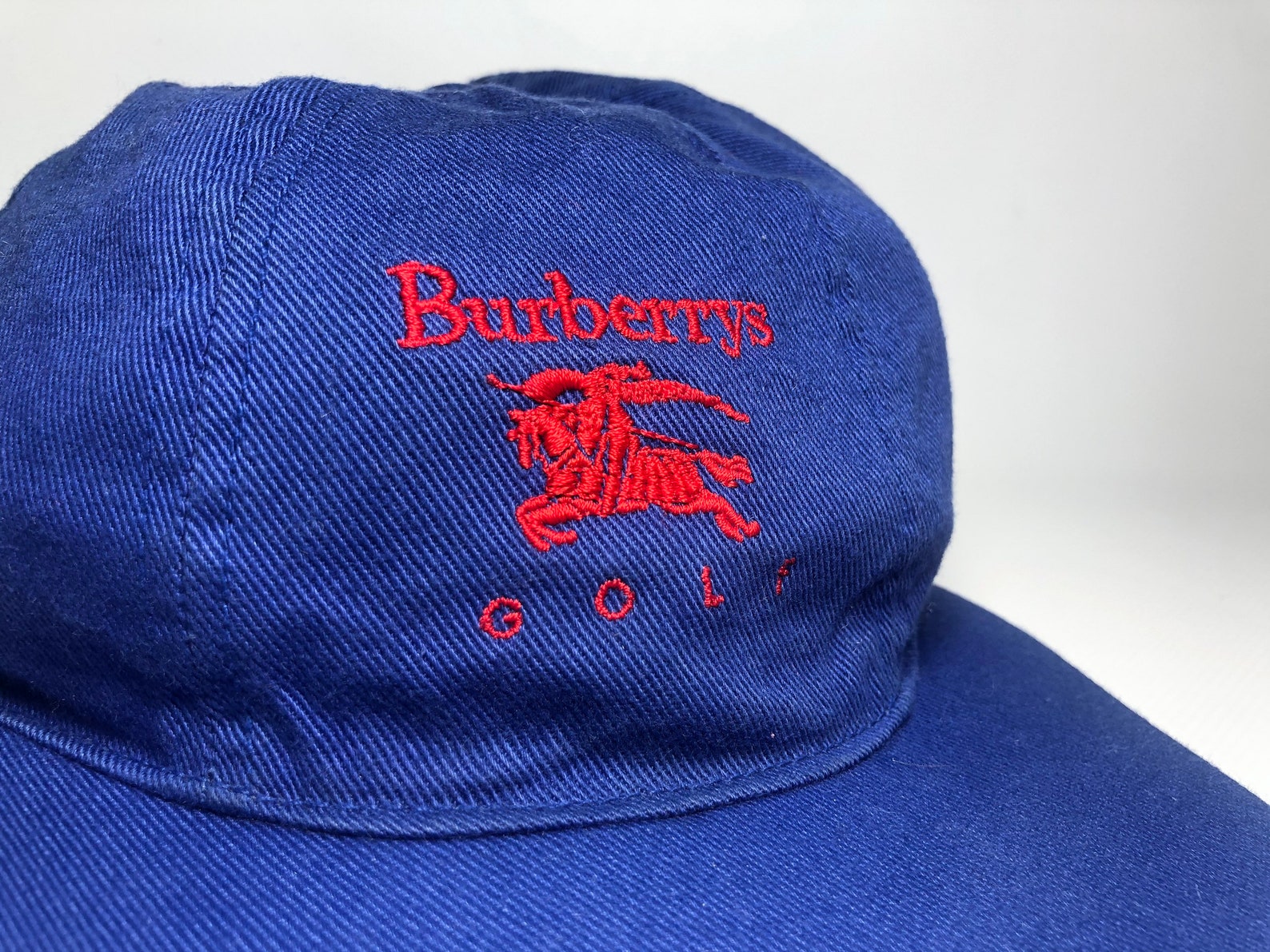 Rare vintage BURBERRYS Burberry Rare Baseball Golf Hat/Cap One | Etsy