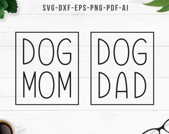 Download Mom Dad Dog Svg Etsy