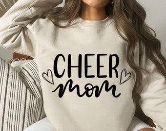 Cheer mom svg, mom svg, cheer mama svg, cheerleader svg, cheer squad svg, Cricut Silhouette gesneden bestanden-Dxf, Png- instant digitale download