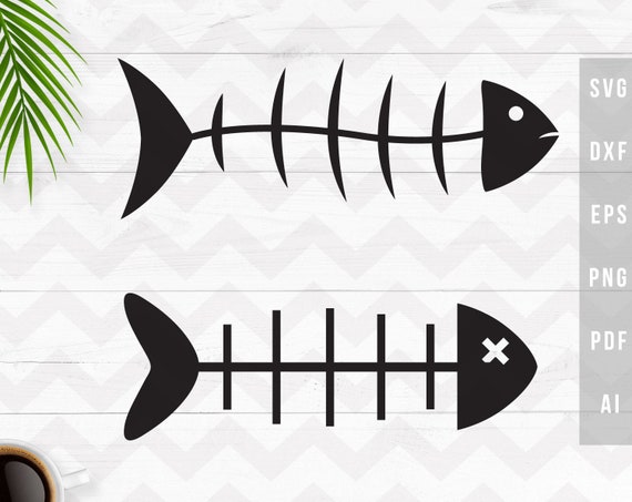 Download Fish Bones Svg Fish Dead Fish Svg Dxf Fishing Svg Clipart Etsy