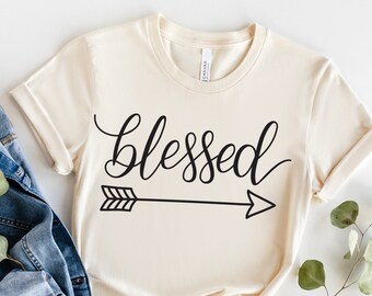 Blessed SVG, Blessed sign svg, Christian Religious spiritual SVG, Blessed tshirt svg, Cricut Silhouette-svg,dxf,png,pdf, ai, eps - digital