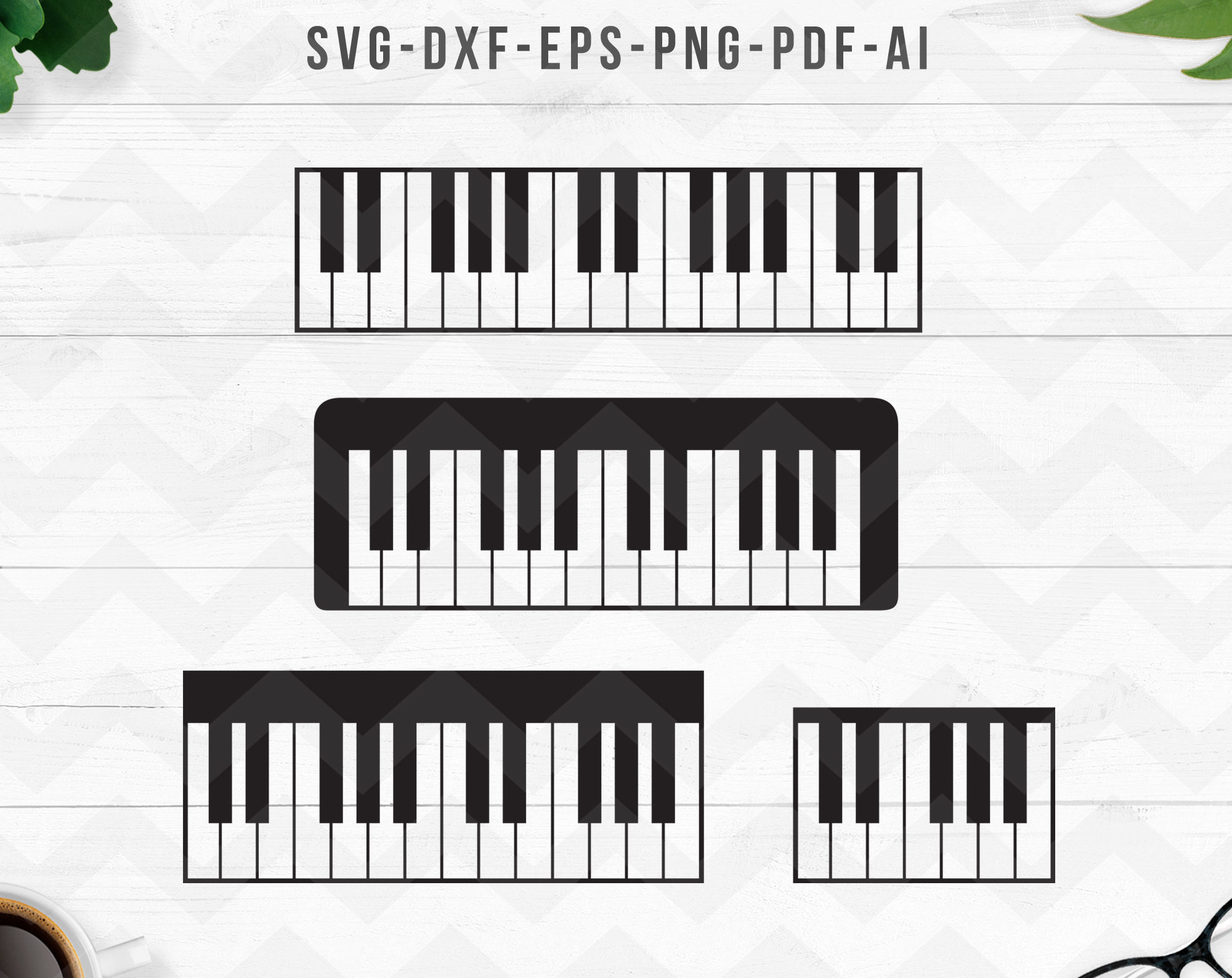Piano Keyboard Svg Piano Keys Svg Piano Keyboard Clipart Etsy Images