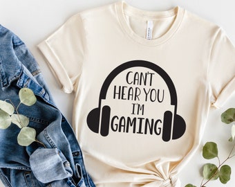Can't hear you I'm gaming svg, Gamer svg, Gaming svg, Video games svg, Gamer shirt svg,Cricut Silhouette cut files -svg,dxf,png,pdf, ai, eps