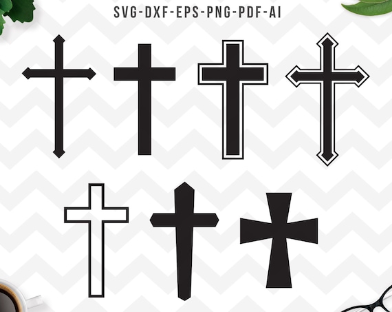 Cross Svg Christian Cross Svg Cross Clipart Christian Svg Etsy