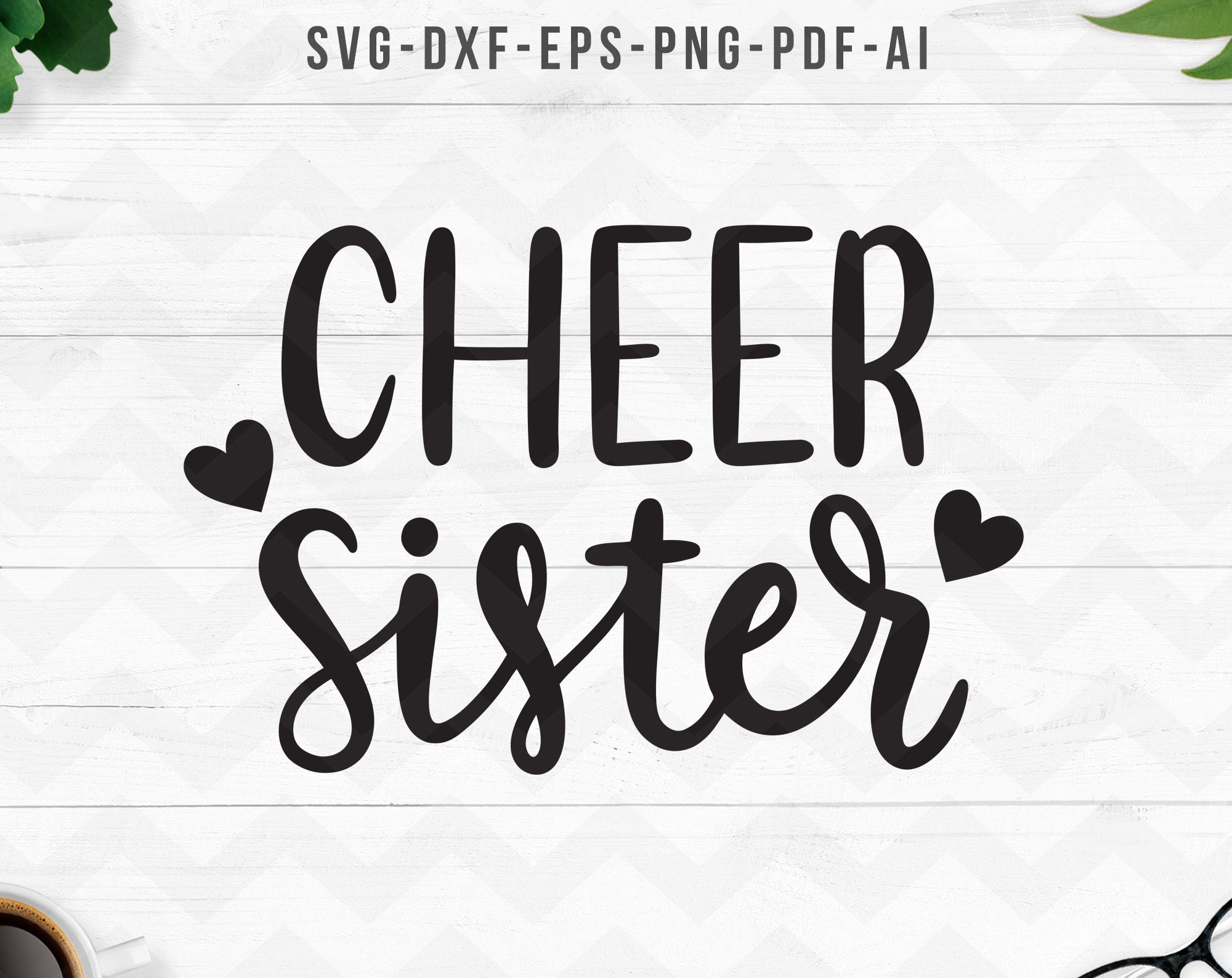 Cheer Sister Svg Sister Svg Cheer Svg Cheerleader Svg - Etsy UK