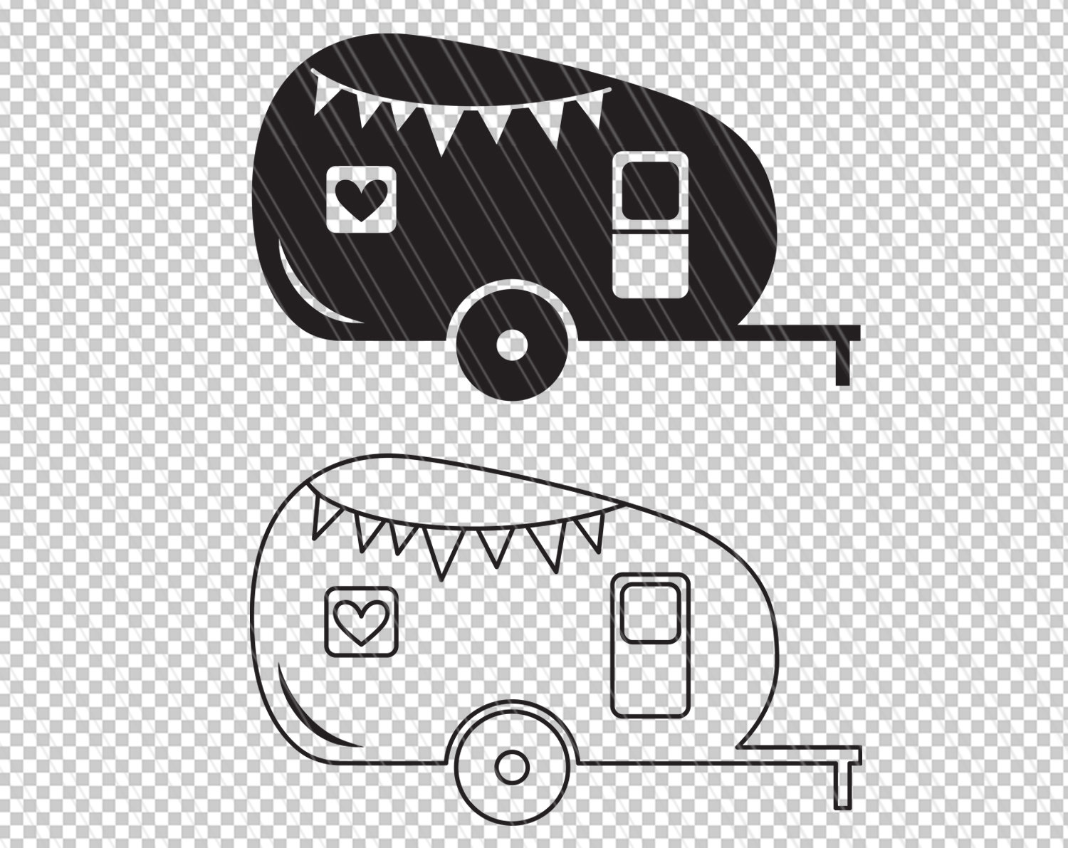 Camper svg camping svg Camper clipart Happy camper svg | Etsy