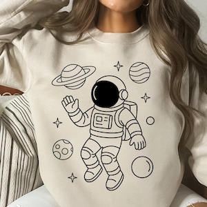 Astronaut SVG, Weltraum svg, Galaxie vektor, Space svg, niedlicher Astronaut Clipart, Astonaut Planet png, Kosmonaut Silhouette, Zukünftiger Astronaut svg