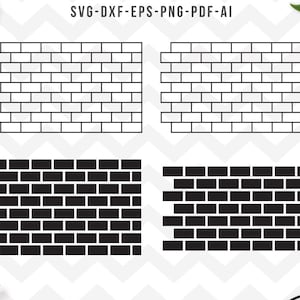 Brick wall svg, Wall svg, Bricks svg, Brick svg, Brick wall clipart, Brick, Background svg, Cricut Silhouette-svg,dxf,png,pdf,ai,eps-Digital