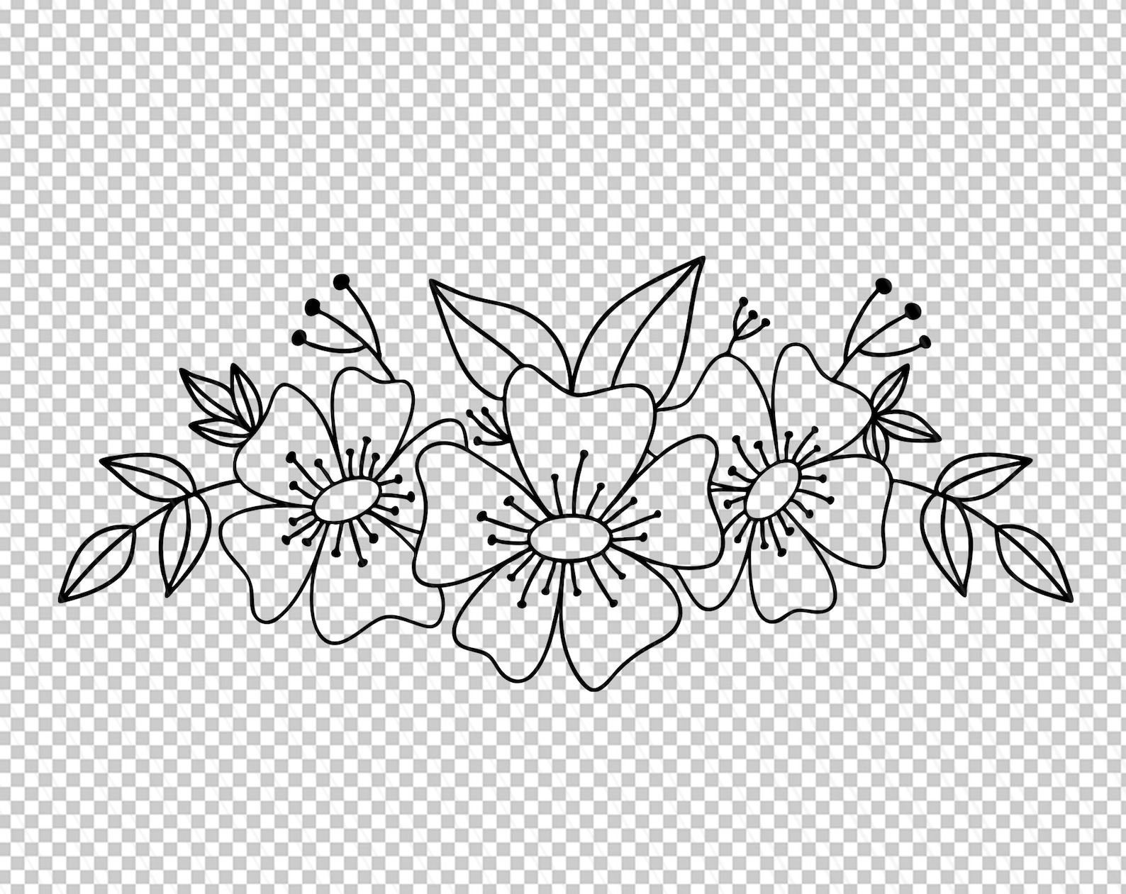 Flower SVG Paper Flower Template Svg Floral Svgflower Svg - Etsy