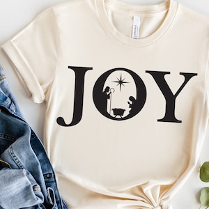 Joy with baby jesus manger scene svg, Nativity scene svg, Nativity PNG, Christmas svg, Christmas png, SVG DXF png, Instant digital download