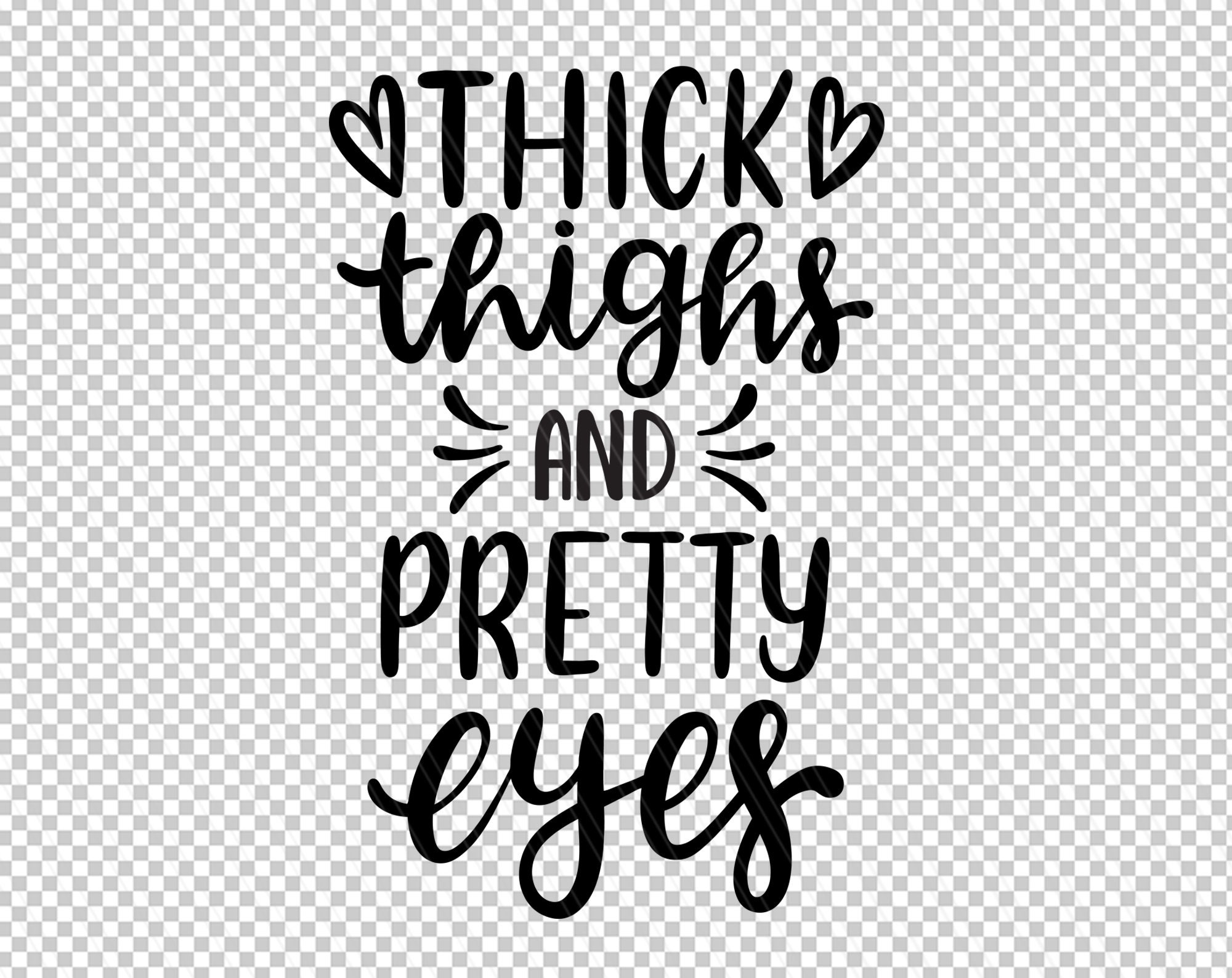 Thick Thighs and Pretty Eyes Svg Baby Svg Baby Saying Svg - Etsy Canada