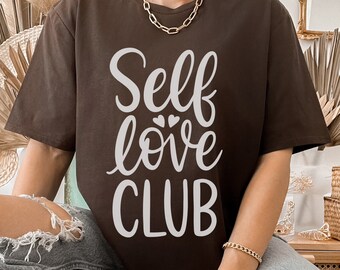 Self love club svg, Love yourself svg, Inspirational Svg, Motivational Svg, Valentine's Day Svg, Cricut Silhouette-svg,dxf,png,pdf, ai, eps