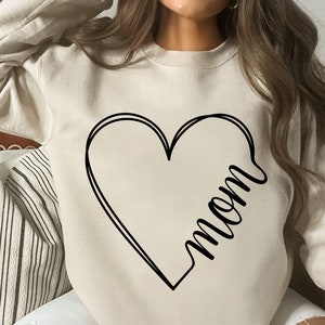 Mom svg, momlife svg, mom heart svg, mama svg, mother&#39;s day, mom shirt, Cricut Silhouette-svg,dxf,png,pdf,ai,eps-instant digital download