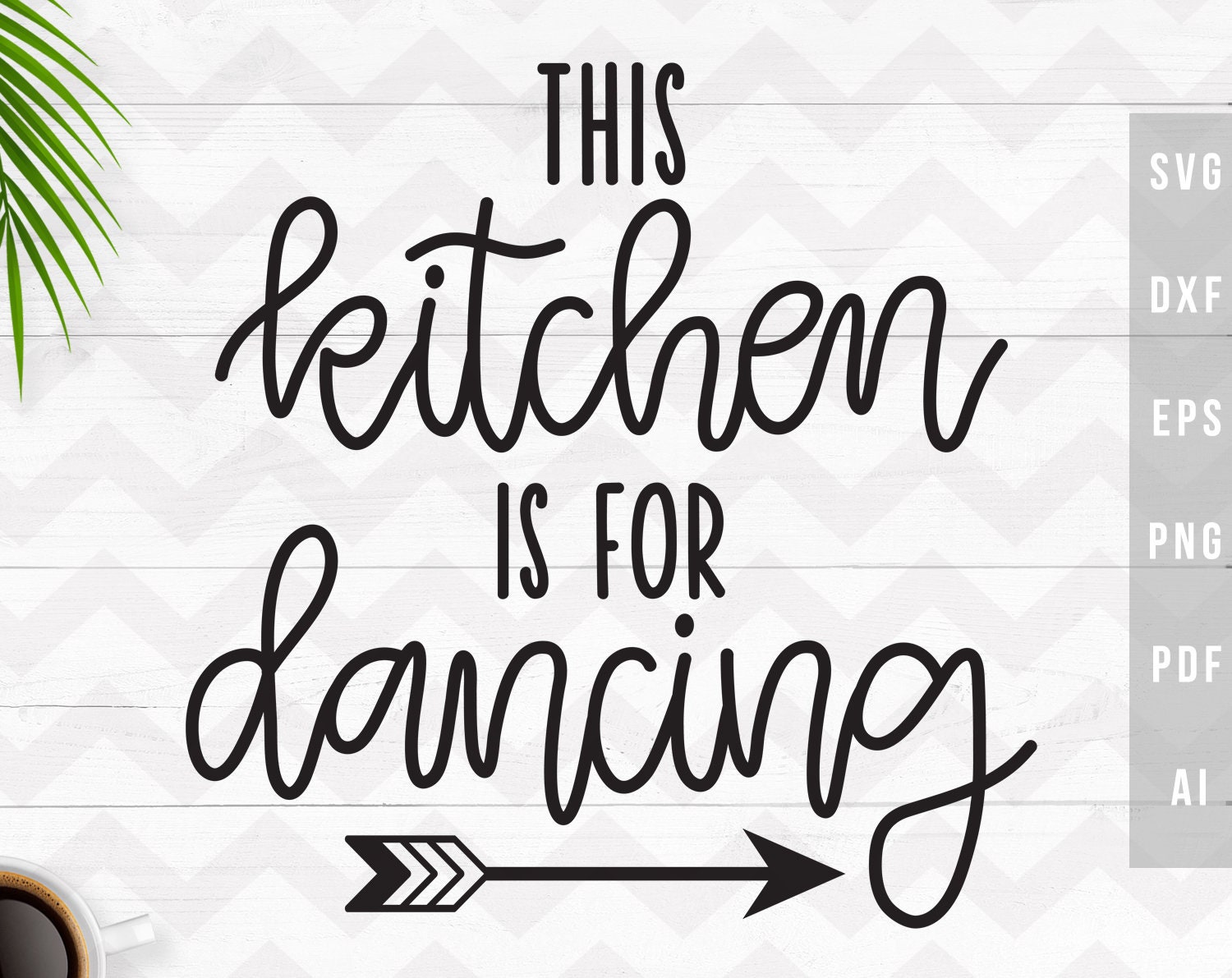This kitchen is for dancing svg Kitchen sayings SVG Apron Etsy