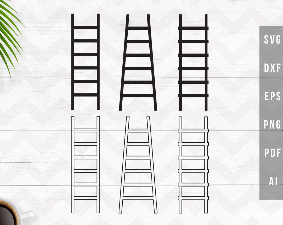 Ladder Svg File Ladder Svg, Ladder Vector, Step Ladder Svg, Ladder Clipart, Ladder PNG ...