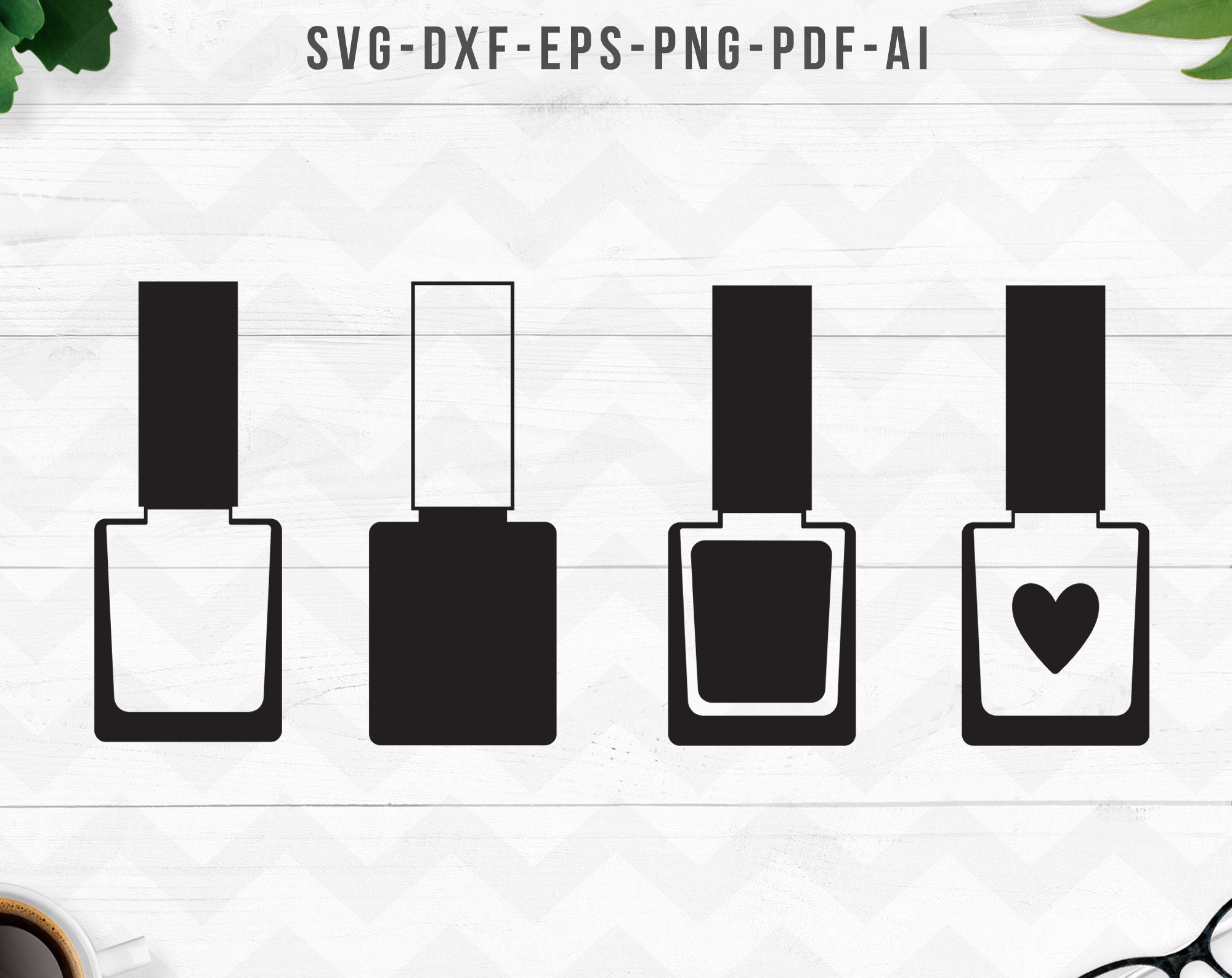 Nail Polish Svg Nail Polish Clipart Nail Polish Cut Files Etsy