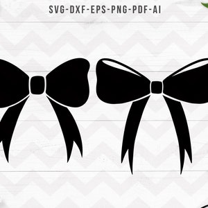 Ribbon svg, Bow svg, Bow vector, Bow tie svg, Bows svg, bow cutting files, Cricut Silhouette-svg,dxf,png,pdf,ai,eps-Instant Digital