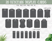 Keyring Display Card Svg, keychain display card svg,Keyring Display Template, Keychain Packaging, Keyring Tag svg bundle,cricut silhouette