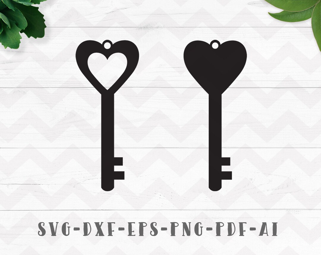 Key Earrings Svg, Heart Earrings Svg, Earrings Template, Pendant Svg ...