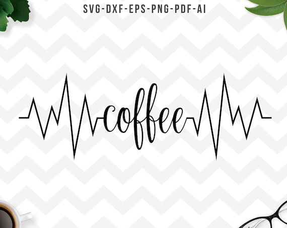 Download Coffee Svg Coffee Heartbeat Svg Coffee Lover Svg Heart Beat Etsy
