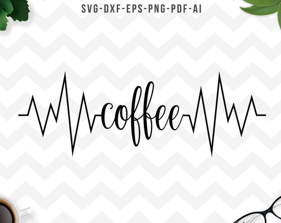 Download Coffee Svg Coffee Heartbeat Svg Coffee Lover Svg Heart Beat Etsy