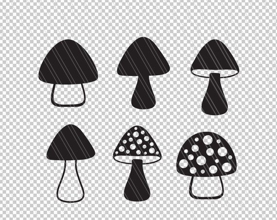Embellishments Papercraft Fungus svg Mushroom Vector Mushroom Cut File