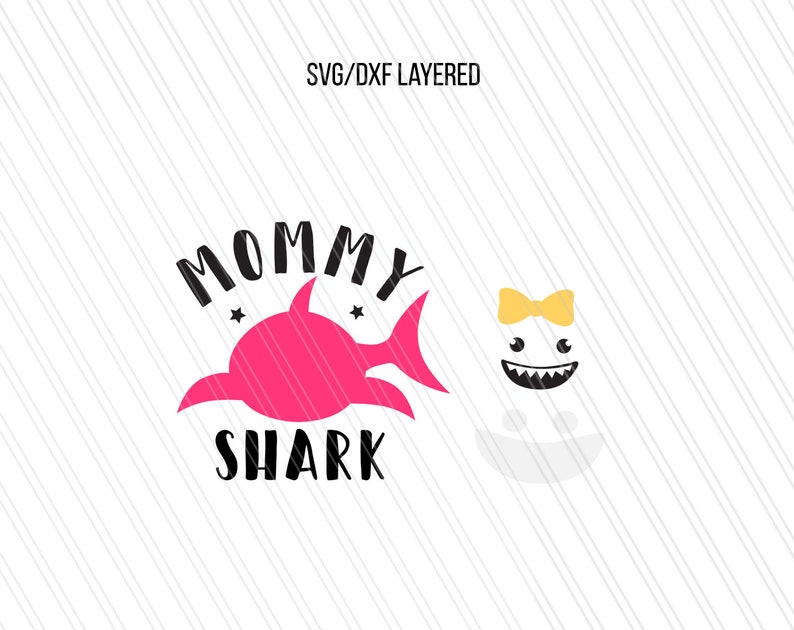 Mommy shark SVG Mom life svg Mom svg Shark svgMother's | Etsy