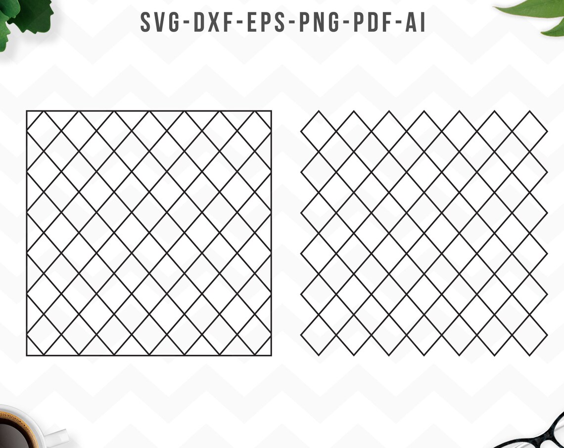 Diamond Pattern SVG, Diamond Pattern Tumbler, Pattern Svg, Cricut Cut ...