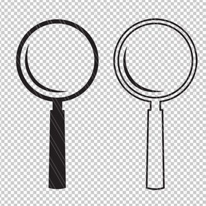 Magnifying glass svg, Magnifying glass vector, Spy glass svg, Magnifying glass clipart,Cricut Silhouette cut files SVG,Dxf,Png,pdf,ai,eps 画像 2