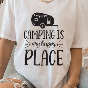 Camping is my happy place svg, Camping svg, Camper svg, Happy camper svg,camping life svg,Camp svg,Cricut Silhouette-svg,dxf,png,pdf, ai,eps