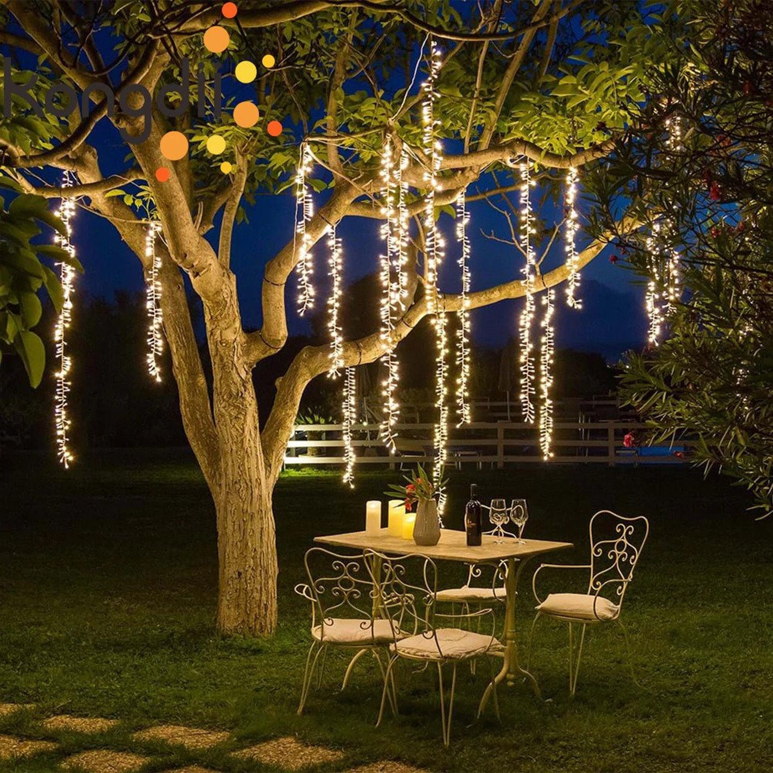 24m led Eiszapfen Lichterketten Weihnachtsbaum Baum Etsy
