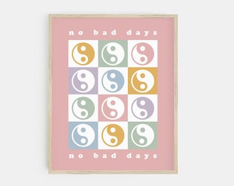 yin yang wall art | y2k room decor | pastel room decor | dorm decor | danish pastel decor