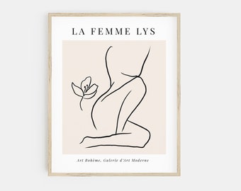 french wall art | beige wall art | exhibition poster print | neutral prints