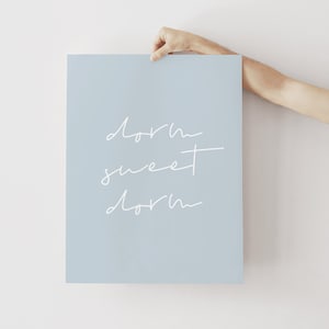 dorm sweet dorm printable | dorm decor | dorm room decor