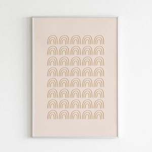boho rainbow print | boho art print
