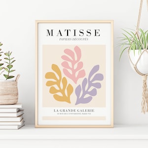 matisse cutout poster | matisse exhibition poster
