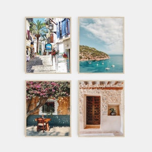 ibiza print set | ibiza poster set | set of 4 prints