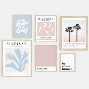 gallery wall set | dorm decor | dorm room decor | wall decor