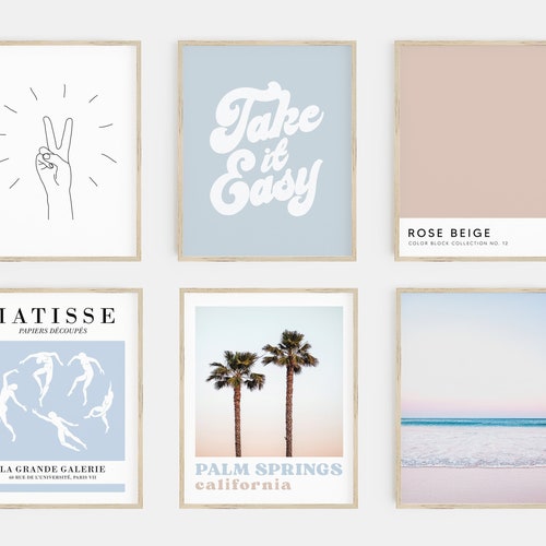 Gallery Wall Set Boho Art Prints Dorm Decor Special Etsy