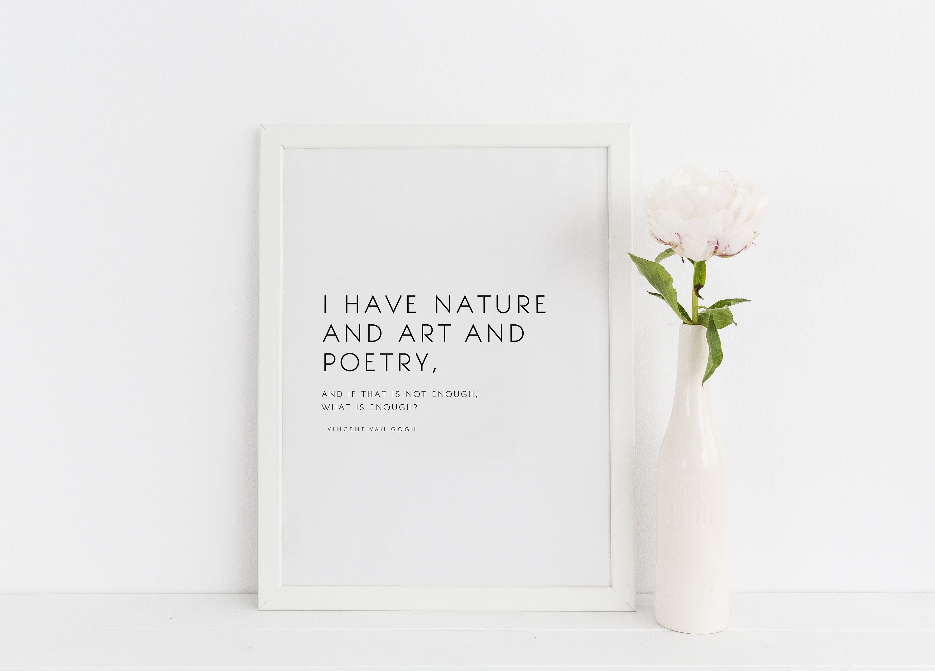 nature quote print | poetry quote print