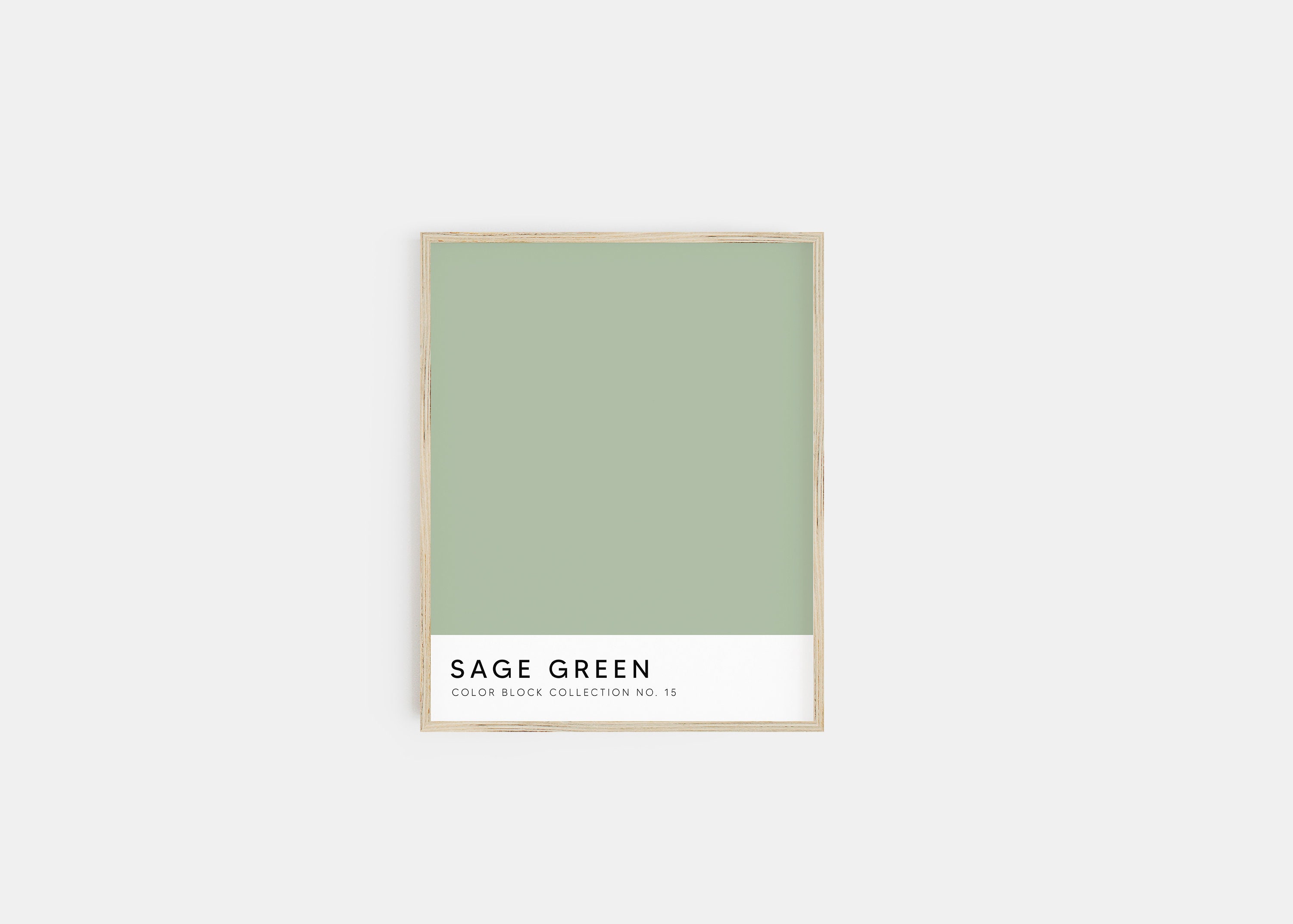 Pink and Green Wall Art Sage Green Decor Color Block Art Etsy UK