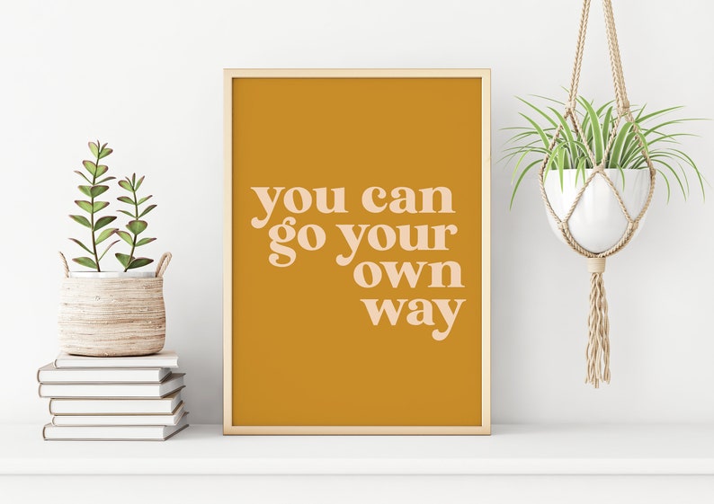You Can Go Your Own Way Print Fleetwood Mac Print Etsy