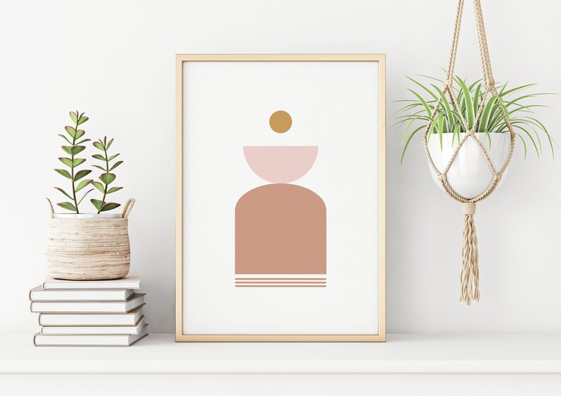 Gallery Wall Set Pink Wall Art Etsy UK