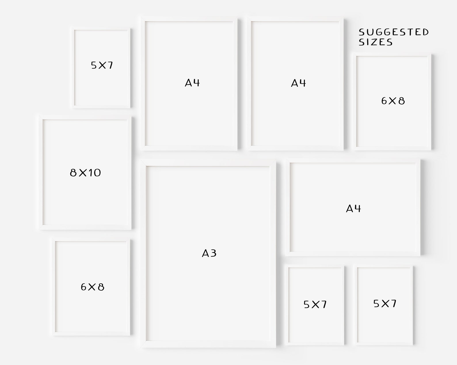 Gallery Wall Set Pink Wall Art Green Wall Art Special Etsy