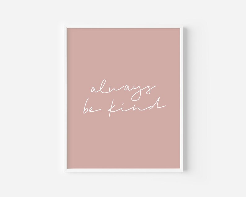 Gallery Wall Set Pink Wall Art Etsy