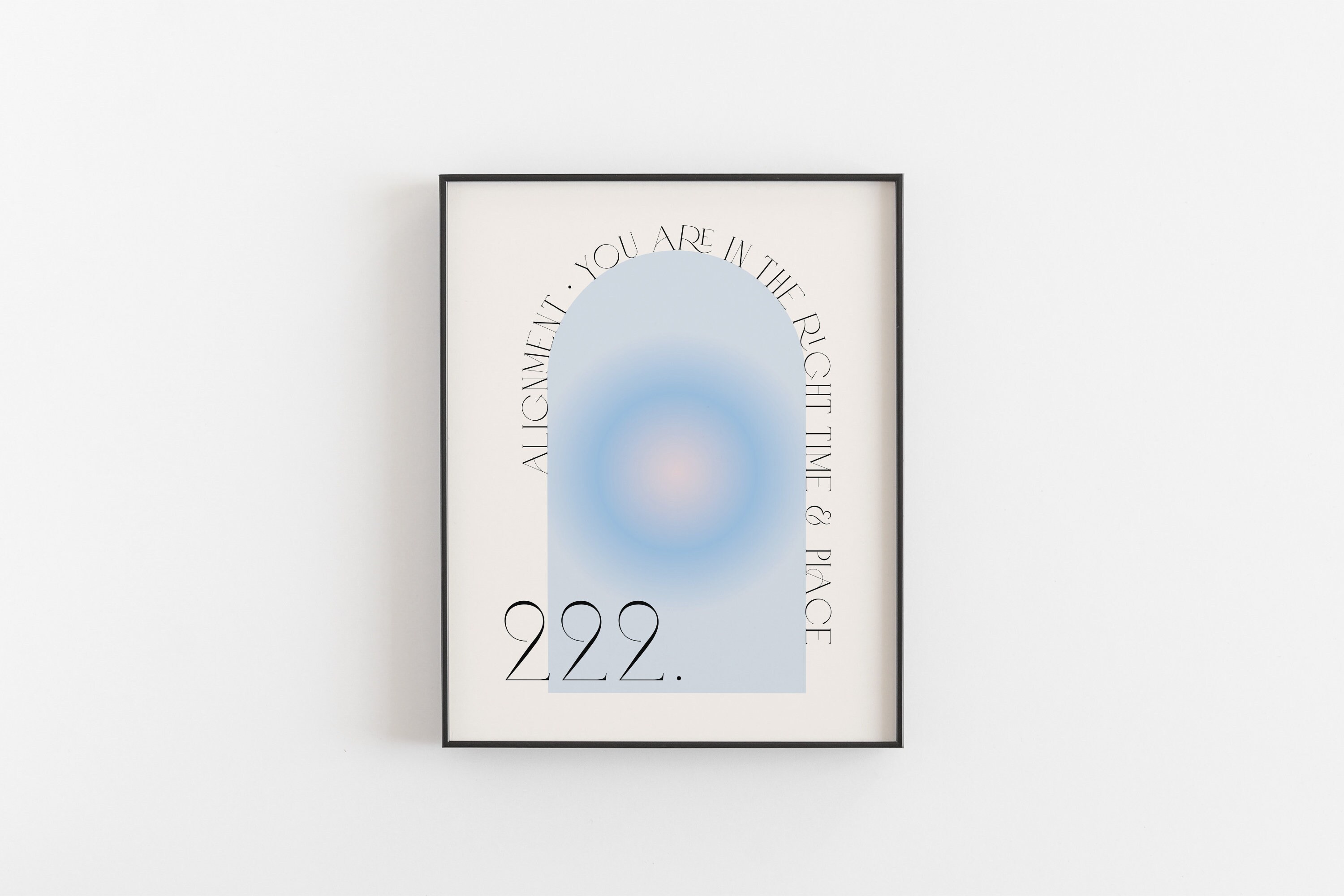 222 Poster | 222 Print | Angel Number Poster - Etsy