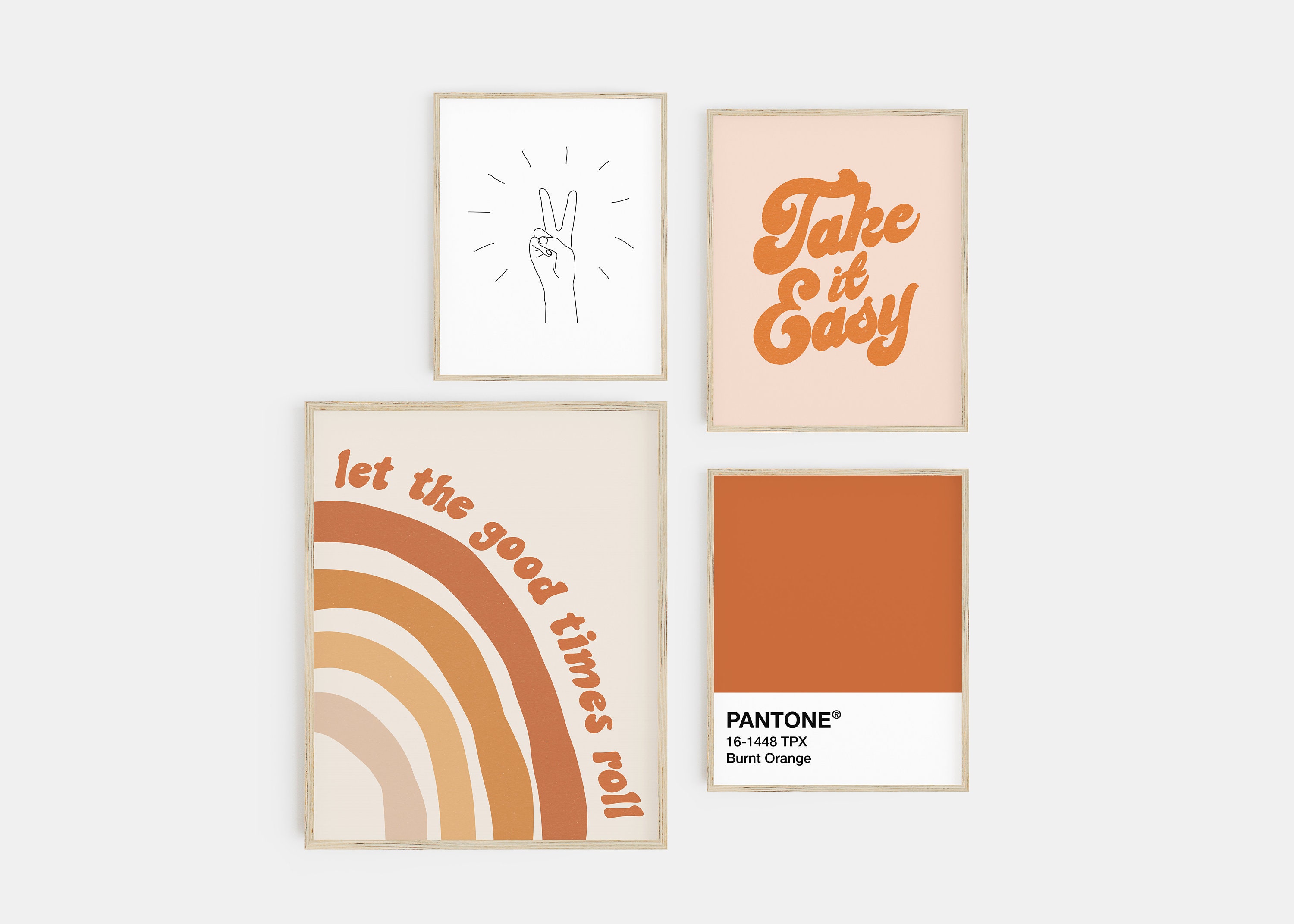 Take It Easy Print Printable Quotes Digital Download Wall Etsy