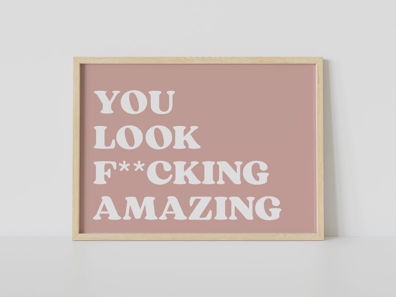 Horizontal Wall Art Pink Wall Art Dorm Decor Dorm Room Etsy